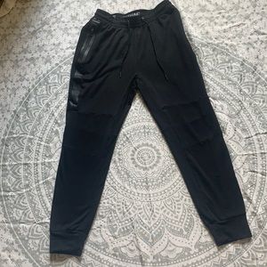 American Eagle Black Jogger Sweatpants